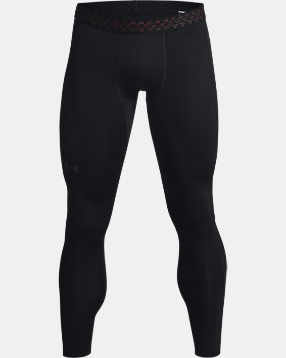 Men's UA RUSH™ ColdGear® Leggings in Black image number 4